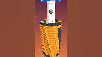"Stack Ball ! Highest Score Challenge! #Stackbounce #shorts #viral #gaming #gamestack #basketball