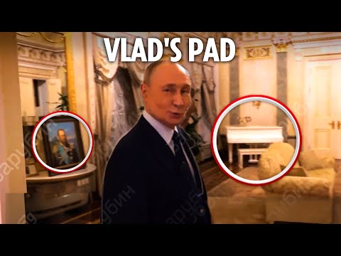 Putin gives RARE tour of his luxurious Kremlin apartment