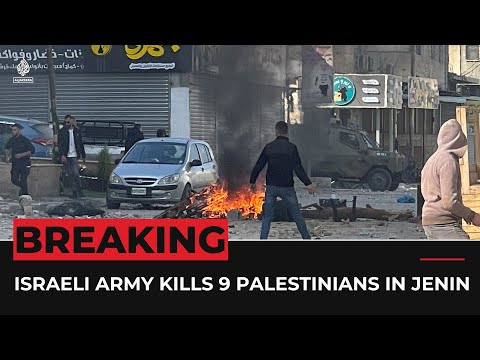 Israeli army kills nine Palestinians, including elderly woman