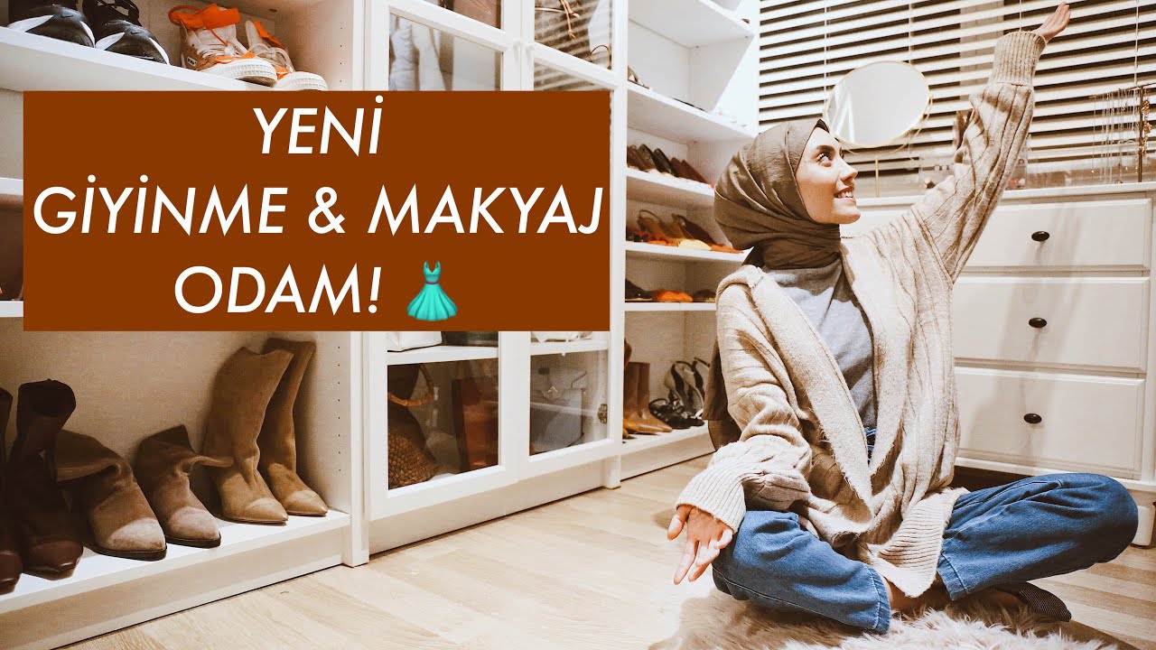 GİYİNME VE MAKYAJ ODAMI DÜZENLİYORUM! 😱| Giyinme Odası Turu| Taşınma Vlogu-3