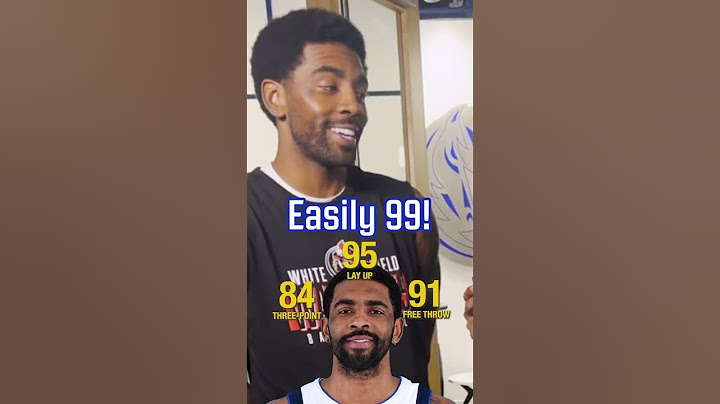 Kyrie REACTS to his 2K rating 🤣