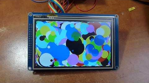 SSD1963 driven by Basic