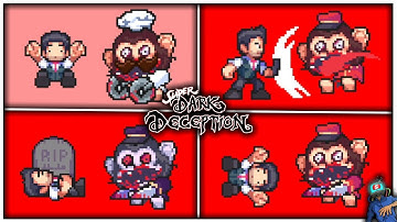 Super Dark Deception All Jumpscares - Monkey, Chef Monke, Frenzy (Demo)