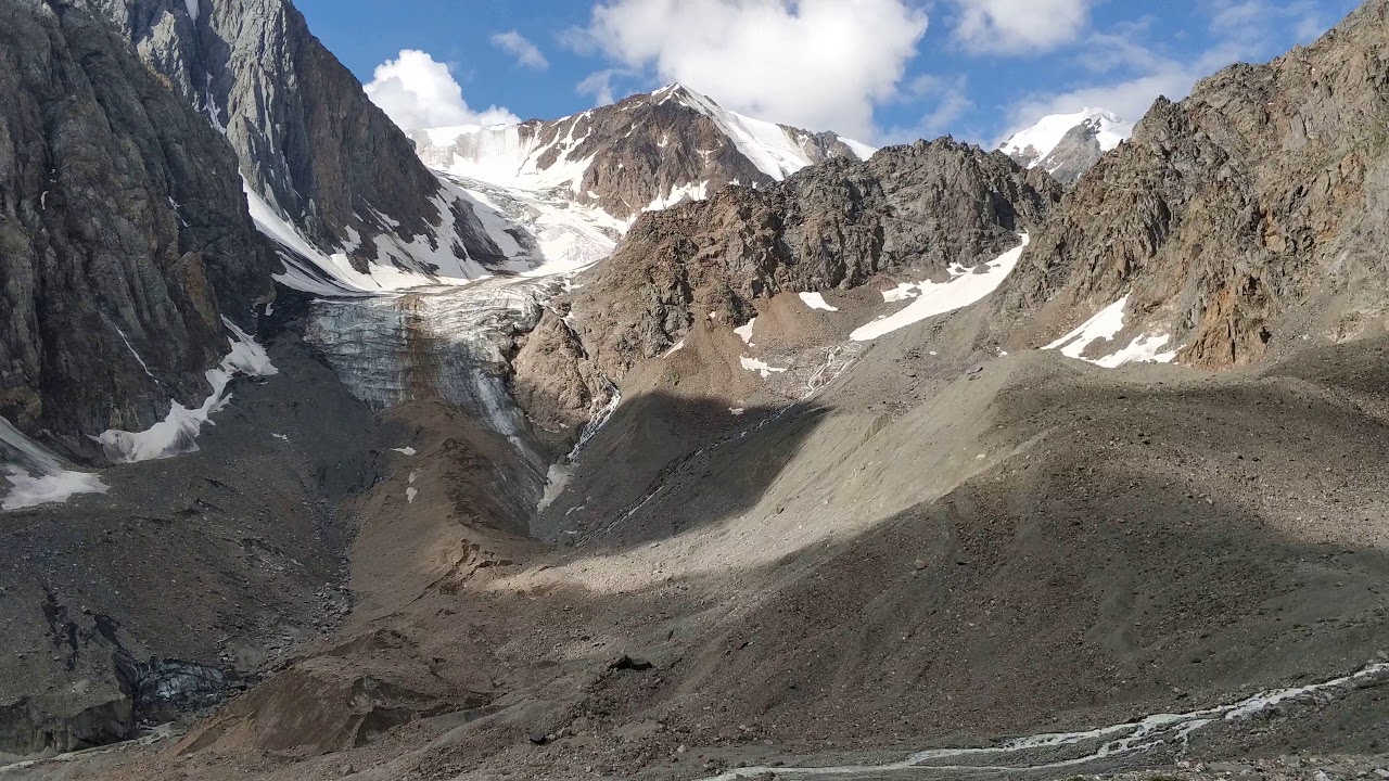 Поход на ледник Большого Актру - YouTube
