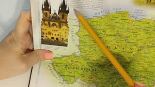 ASMR ~ Czech Republic History and Geography ~ Soft Spoken ~ Fast Whisper Page Turning screenshot 5