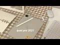 ipad pro 2021 [11"] unboxing + customization [note-taking, art, + genshin !!]