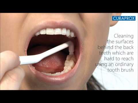 Монопучковая щетка Curaprox CS1006 диаметр 6 мм (Видеообзор)