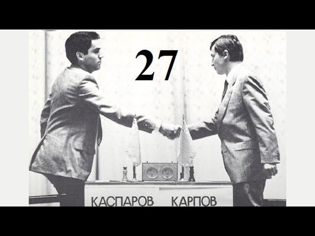 Karpov vs Kasparov: Moscow R9 1984 - Chess School