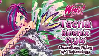 Winx Club Guardian Fairy of Technology Tecna Sirenix Style Dress Up Game screenshot 4