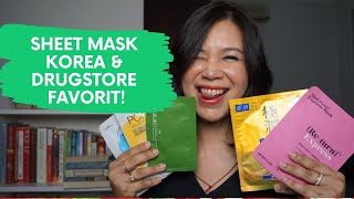 Review 5 Sheet Mask Brand Drugstore & Korea + Secret Giveaway!