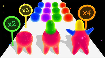 Blob Hoops - Blob Merge 3D Run Game