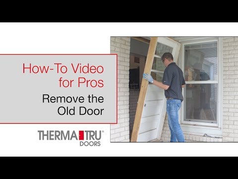 How-To for Pros: Remove the Old Door