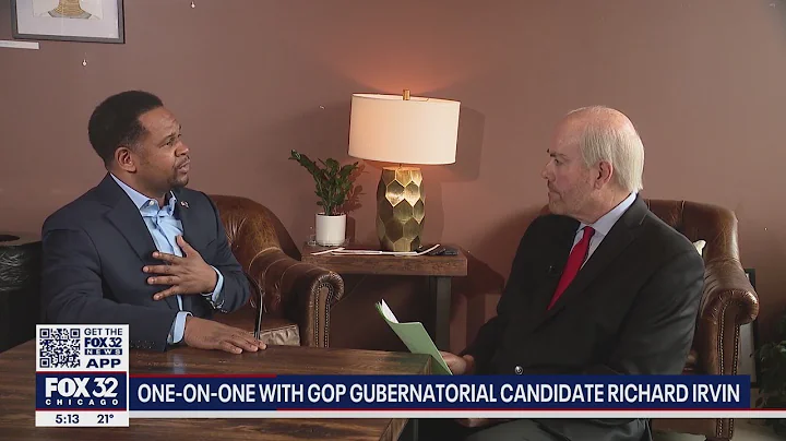Illinois gubernatorial election: Aurora Mayor Richard Irvin talks crime, abortion