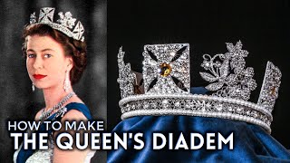 Crafting Queen Elizabeth&#39;s Iconic Crown from Scratch! | Crown Obsession #7