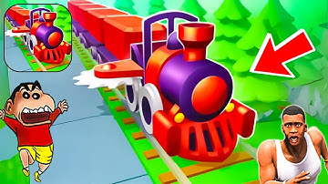 SHINCHAN NOOB vs PRO vs HACKER in TRAIN MINER with FRANKLIN & CHOP | DREAM SQUAD