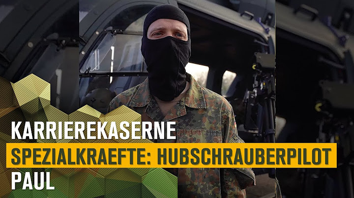Hubschrauberpilot Paul | KarriereKaserne Spezialkräfte