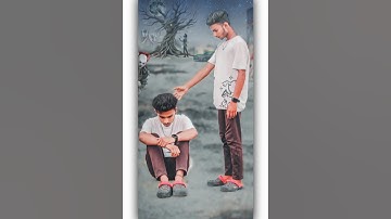 sad 😢 photo editing||#youtubeshorts #picsart #edit||rdx|vs|arjk||#rdx