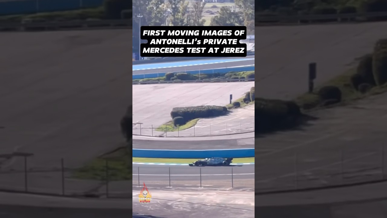 F1 - First Images Of Antonelli’s Private Mercedes Test At Jerez