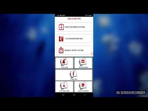 how to use Delhi metro rail corporation application use all services for blind user Google TalkBack
