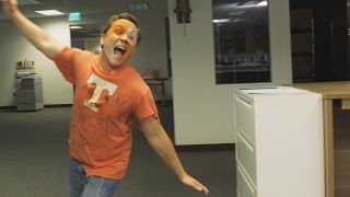 SEC Shorts - Tennessee fan refuses to change out of lucky shirt