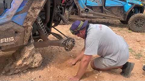 How to change a tire on the trail!