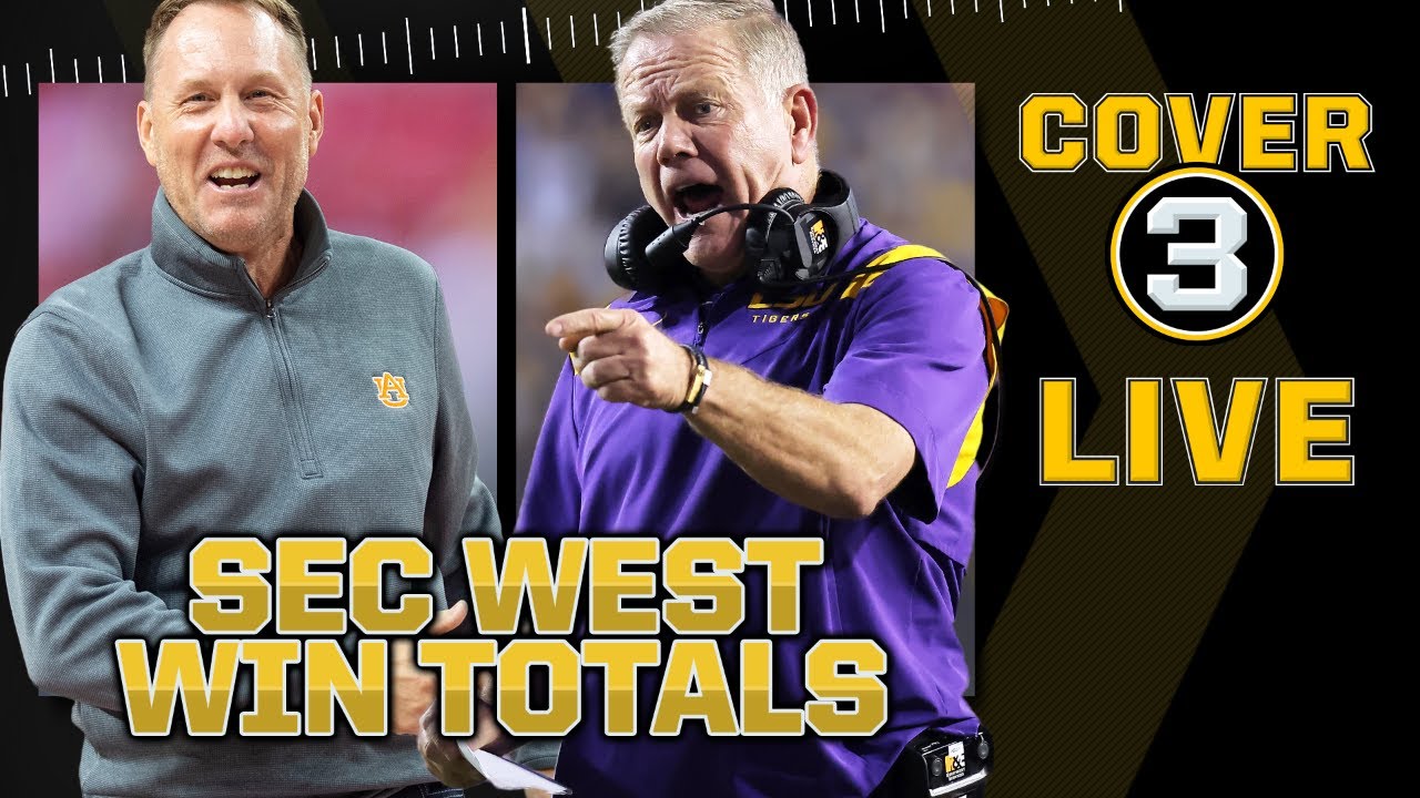SEC Win Totals Part 1 Will Nick Saban reclaim the West from LSU? What