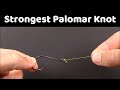 Strongest palomar knot  how to tie fishing knot  fishnfisherman