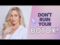 Dermatologist on what NOT to do after your Botox injections