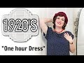 Making a 1920's "One Hour Dress"