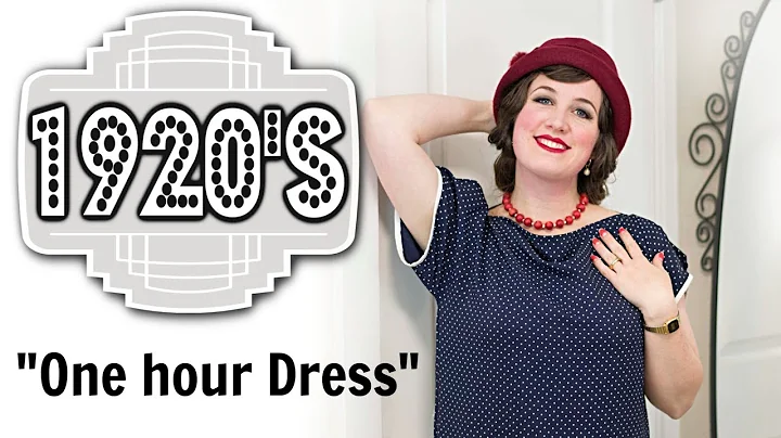 Making a 1920's "One Hour Dress"