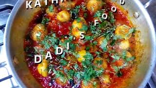 Very Easy Kathiawari Khattay Aloo | Dadis Food Factory.