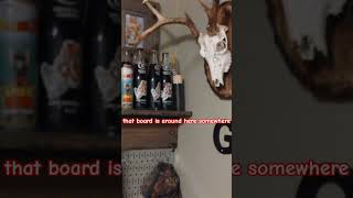 The board made it on the wall! #thankyou #skateboard #mancave