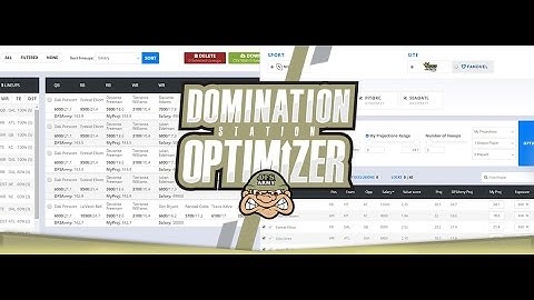 DFS Army Domination Station Tutorial - NFL Edition