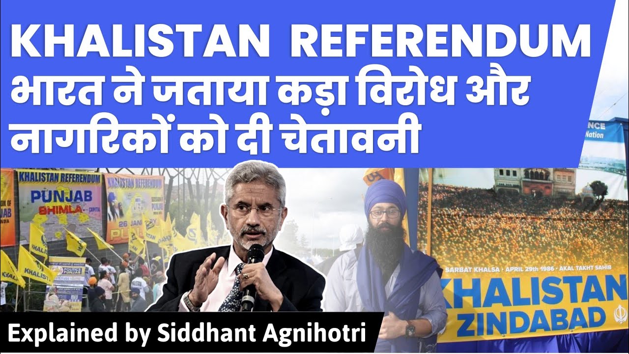 What Is The Khalistan Referendum And Why Is India So Concerned About 