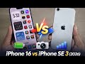 iPhone 16 vs iPhone SE 3 Full Comparison | Speed, Battery, Camera &amp; Network — Honest Review