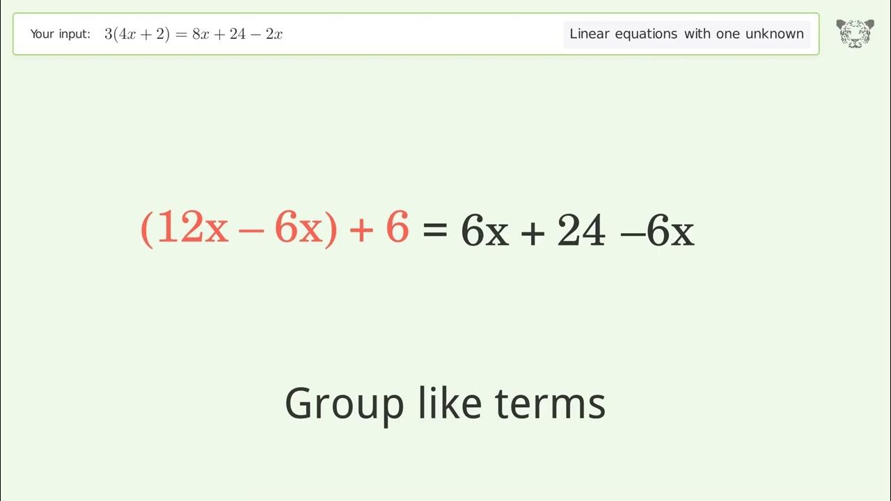Solve 3 4x 2 8x 24 2x Linear Equation Video Solution Tiger Algebra solve-3-4x-2-8x-24-2x-linear-equation-video-solution-tiger-algebra