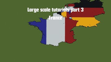 Large scale tutorials part 3 - France