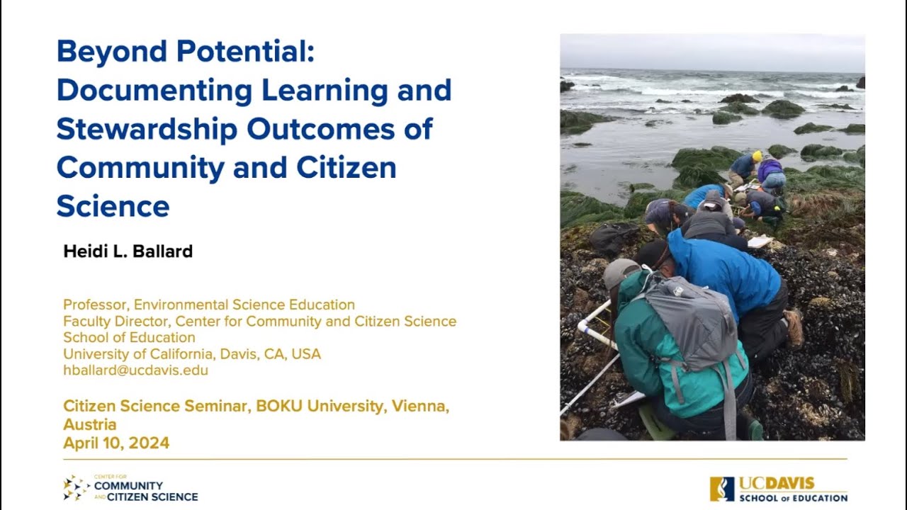 Beyond “Potential”: Documenting Learning and Stewardship Outcomes of Community and Citizen Science