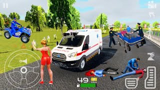 Police Van Ambulance City Rescue🚚911 Kurtarma Acil Durum Simülatörü🚚Android gameplay🚚Ambulance Game screenshot 3