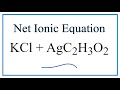 Net Ionic Equations and Reactions