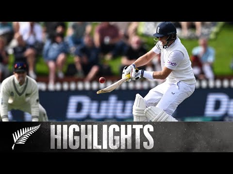 England Take Control After Root 150 | DAY 2 HIGHLIGHTS | BLACKCAPS v England | Basin Reserve