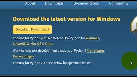 Formation vidéo_#02 installation de Python sur Windows ✅