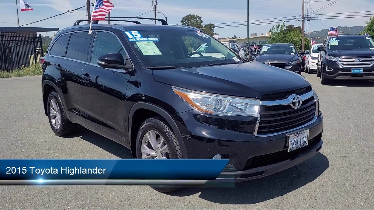 2015 Toyota Highlander Walnut Creek Berkeley Oakland Fairfield - YouTube
