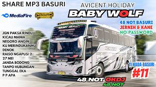 KICAU KICAU BASURI 😍 BABY WOLF AVICENT HOLIDAY MODUL OKDJ 48 NOT ❗ MP3 BASURI BUSSID 4.4.1-4.5