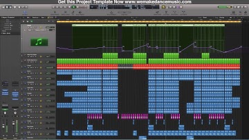 Logic Pro X Midi Construction Templates - We Getting Down (Deep House Style)
