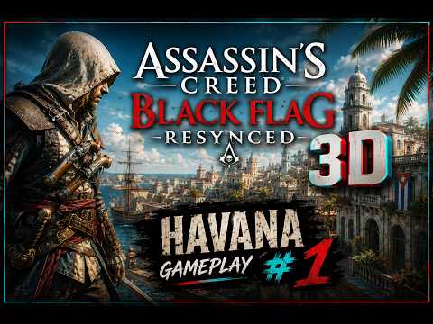 Assassin's Creed IV : Black Flag Resynced Gameplay - HDR10 4K On PC With Depth3D
