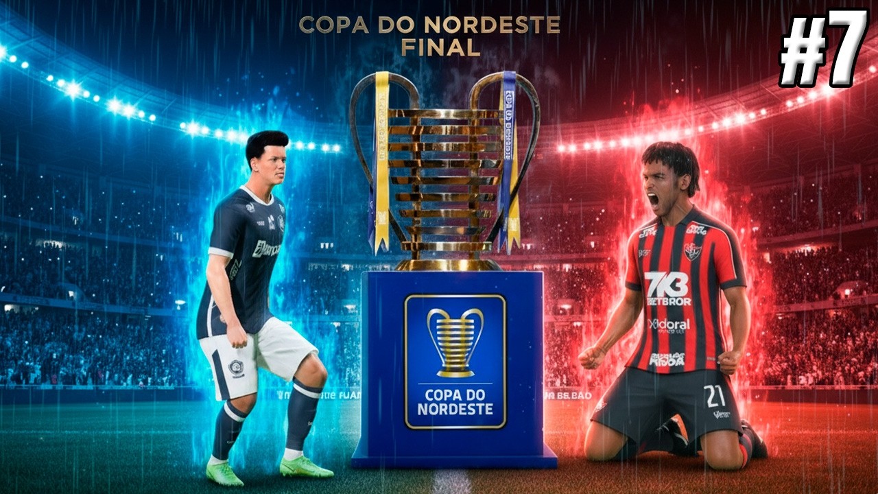 🔥 A FINAL DA COPA DO NORDESTE ENTROU PRA HISTÓRIA ⚽🔥 | MODO CARREIRA JOGADOR #7