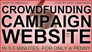 Create a Website for Your Crowdfunding Campaign in under 6 minutes