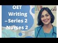 Oet  writing series 2 nurses 2