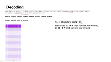 Columnar Cipher - Codebusters   ScienceOlympiad